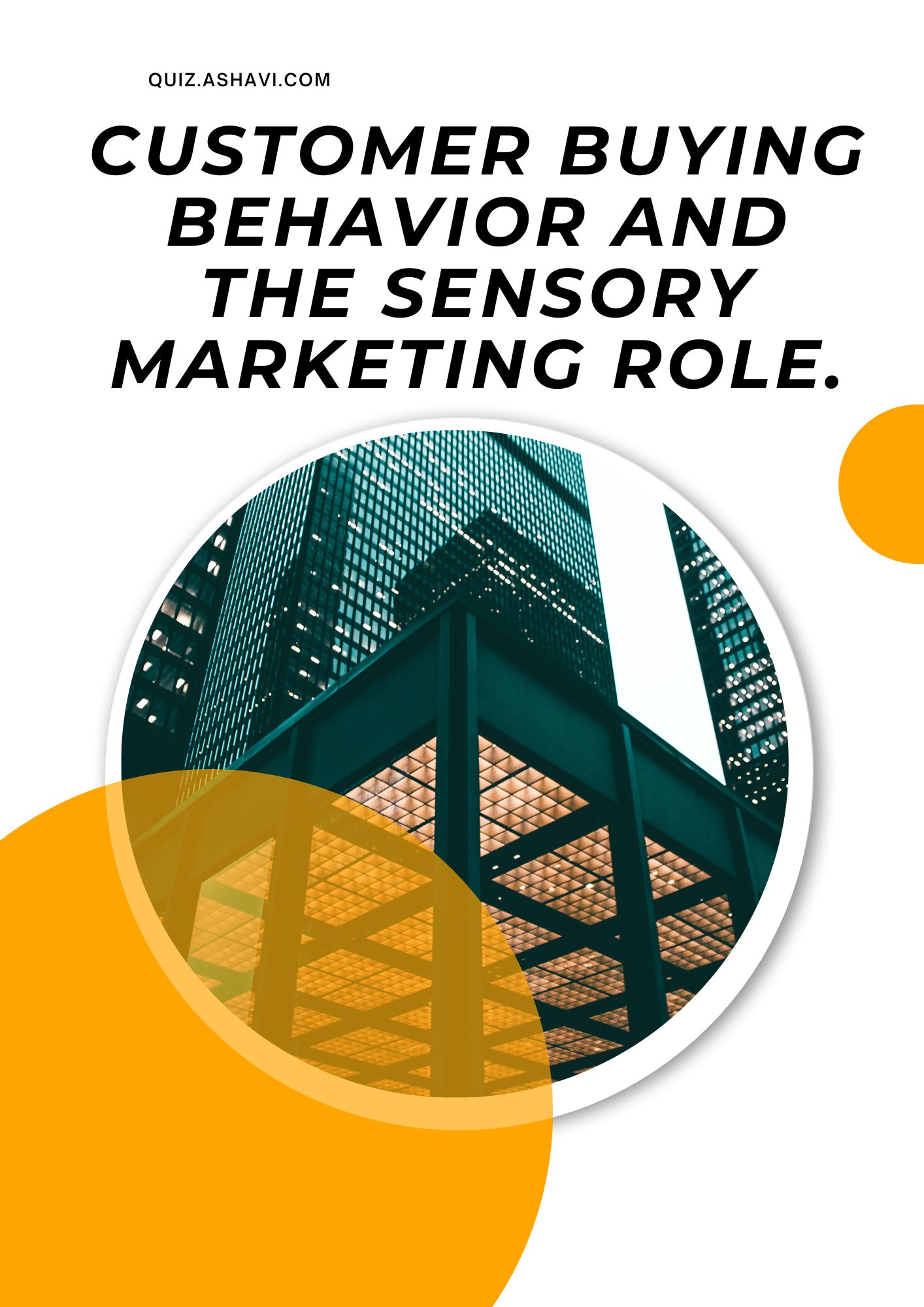 Customer buying behavior and the sensory marketing role.